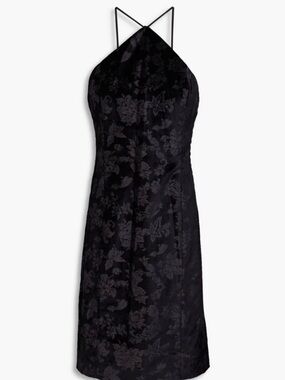 RAG & BONE Fara velvet-jacquard dress
